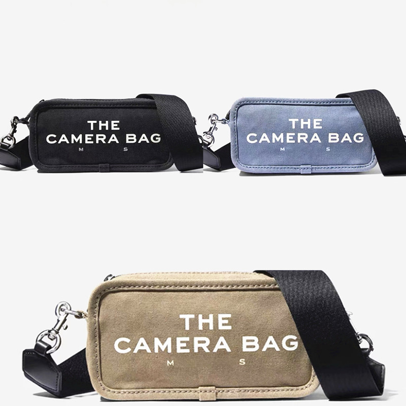 

marc jocobs the tote camera bag for Womens designer Luxury handbag marcie shoulder sling bags marc snapshot casual nylon canvas cross body envelope bags black purse