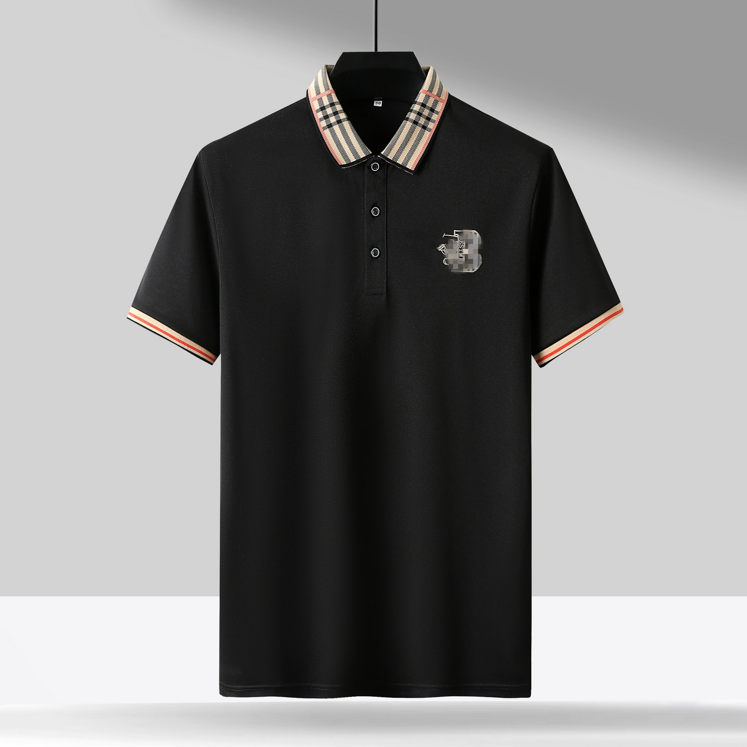 

Brand Fashion designer men's Polo Shirt Short Sleeve T-Shirt original single Lapel jacket sportswear jogging suit SIZE M--3XL, Blue