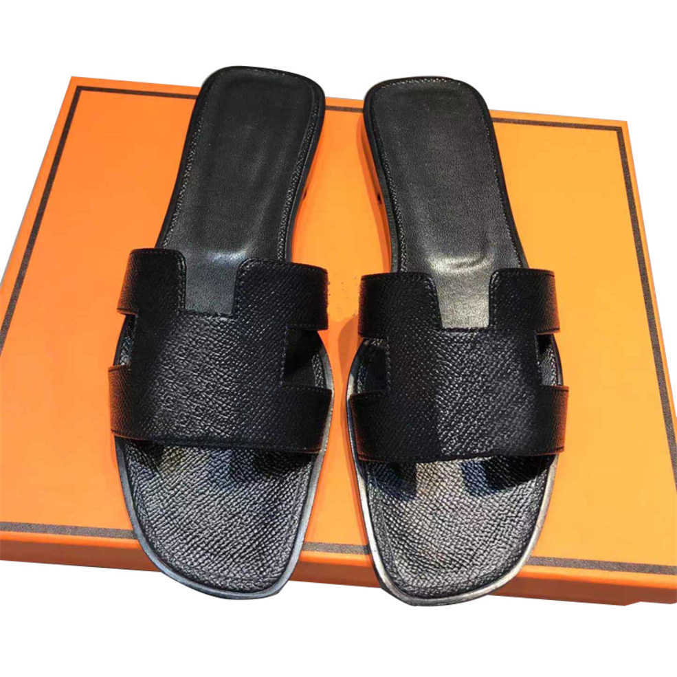 

Designer H Sandals Oran Slippers Luxury sandal women Slides Flat Flip Flops Crocodile Skin Slide Ladies Beach Sandals Summer Genuine Leather With logo PVM2, 24