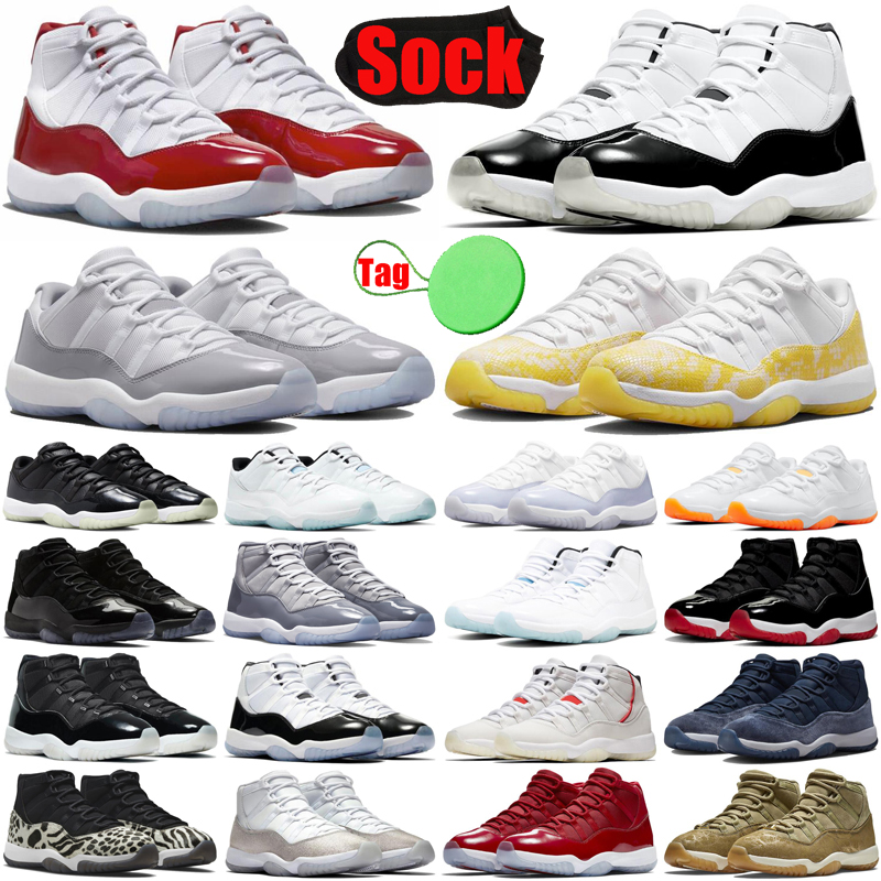 

Cement Cool Grey Cherry 11 11s basketball shoes for men women Yellow Snakeskin Midnight Navy bred Legend Blue Cap And Gown mens trainers sneakers fashion, #5 cap and gown