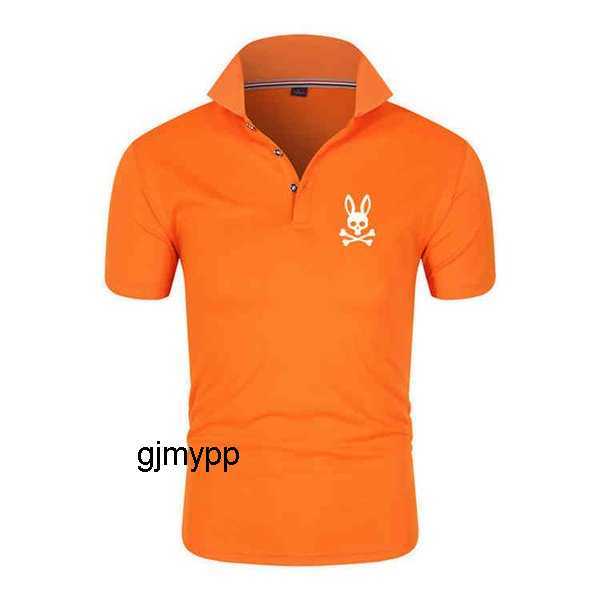 

2022 Summer Brand Men Casual Polo Shirts Short Sleeve t-shirt Fashion Slim Solid H1203 3955Z, Navy blue