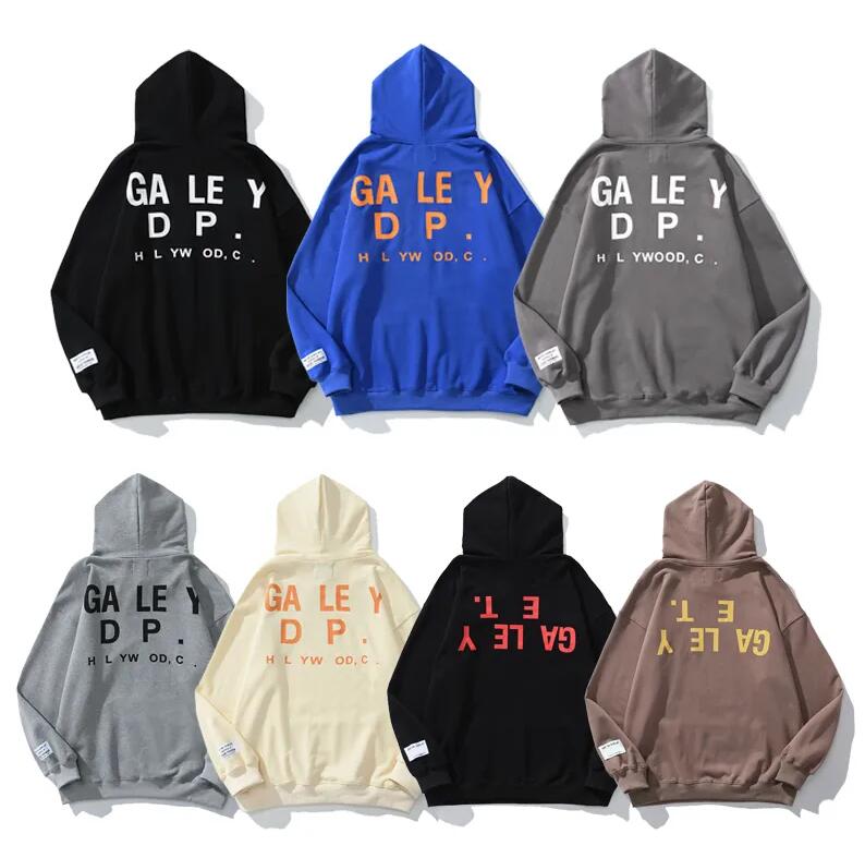 

Winter Men's Hoodies Sweatshirts Hoodie Designer Galleryes depts Gary Painted Graffiti Used Letters Printed Loose Casual Fashion Men And Women Hoodies 7Oh, G11