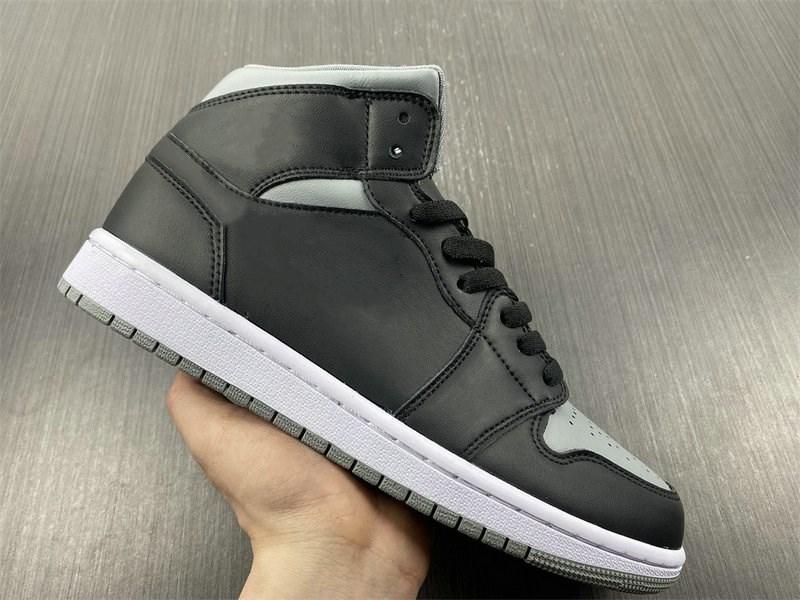 

2023 Basketball shoes Limited Edition Jumpman 1 Mid Shadow Black Grey I Fashion Sport Zapaots Sneakers Good Quality Ship With Box Size36-46
