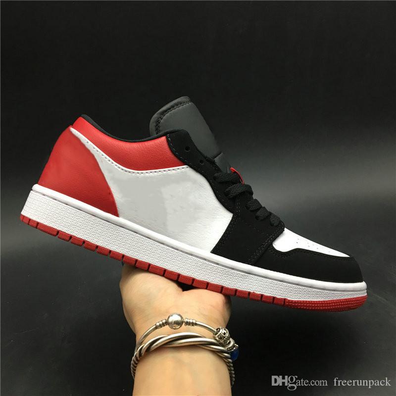 

2023 Basketball shoes Special Edition Jumpman 1 Low Black Toe Man Designer New Release I White Black Gym Red Woman Fashion Sport Sneakers With Box