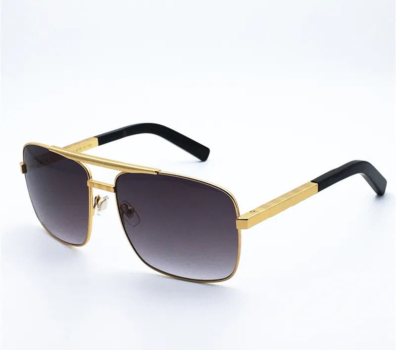 

621s uxury designer Attitude sunglasses 0259 0260 mens classic vintage metal square shape glasses summer outdoor trend style UV protection come with case