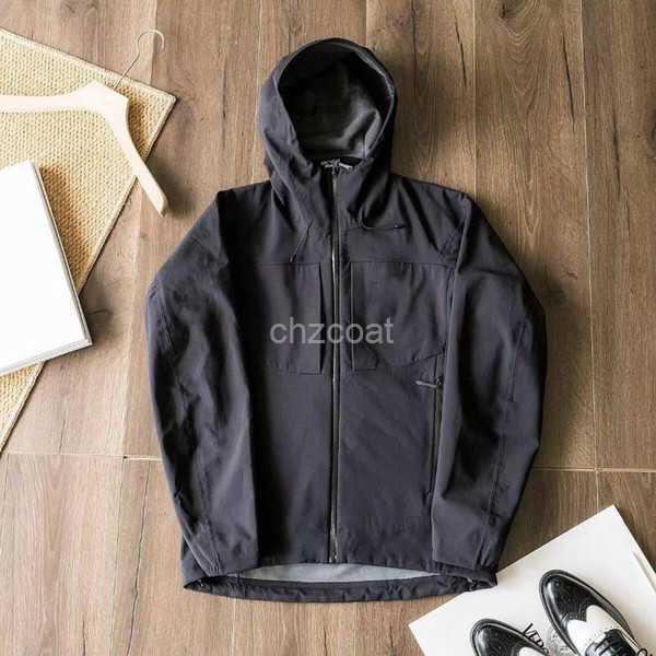 

Outdoor Softshell Waterproof Men Women Jackets Mens Breathable Hiking Mountain Coats 3 42H3, Black