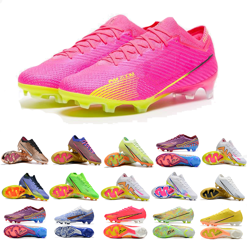 

Soccer Shoes Ronaldo CR7 Mercurial Vapores 15 Elite Luminous Retros Black Copper Pro Anti Clog Cleats Outdoor Personal Edition Generation Neymar ACC Football Boots, Color15