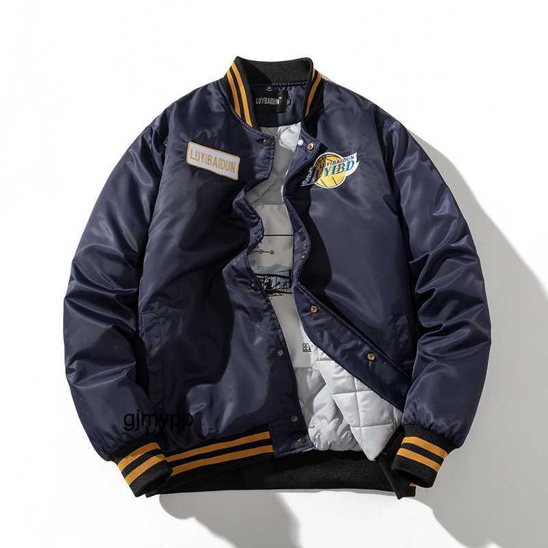 

Men' Jackets American baseball suit and women' fashion retro embroidery pilot jacket loose brand spring autumn winter thickened jacket23TI, Thickened color note customer service;d