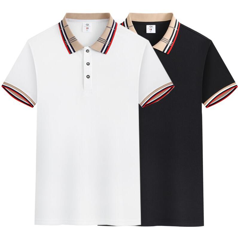 

luxury Men's women T-shirts Polo Shirt high quality Plaid lapel senior Casual Homme Button short sleeves supremo Mens cotton comfortable tee S-5XL, 02