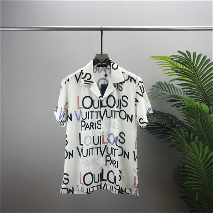 

Men Designer Shirts Summer Shoort Sleeve Casual Shirts Fashion Loose Polos Beach Style Breathable Tshirts Tees ClothingQ50
