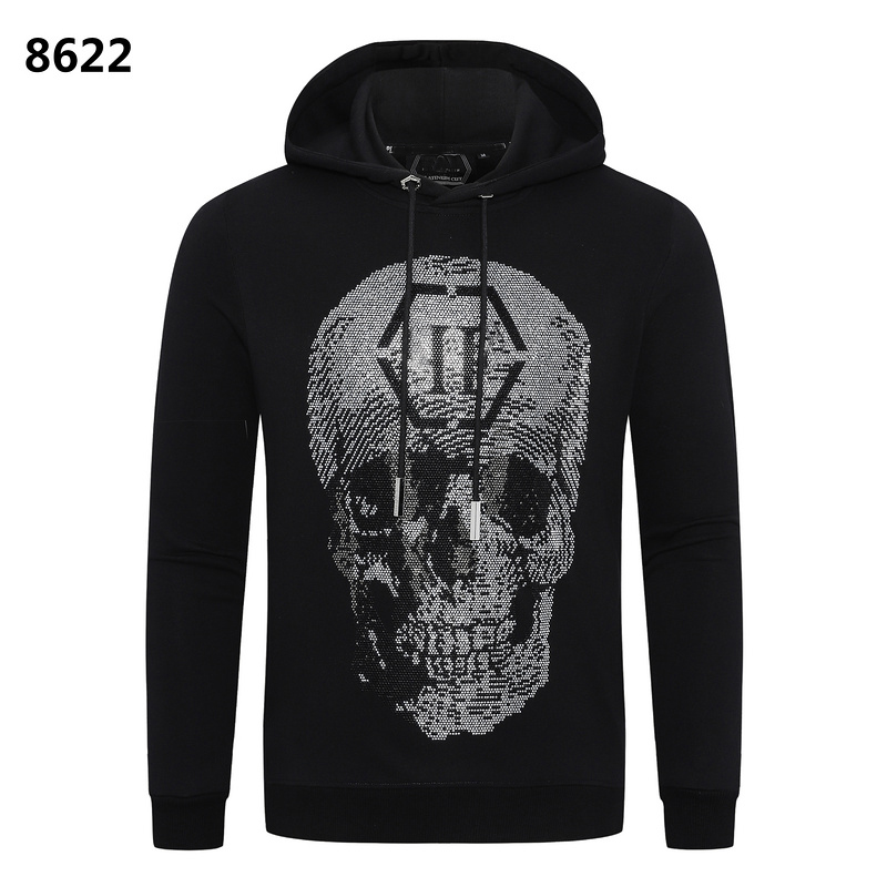 

Men's Hoodies Man Sweatshirts 23ss With Hat Skull Crossbones Rhinestone Letters DSQPLEIND2 Black Hatband Human Skeleton Fashionable Men Sweater Hoodie Cotton Top, 8622