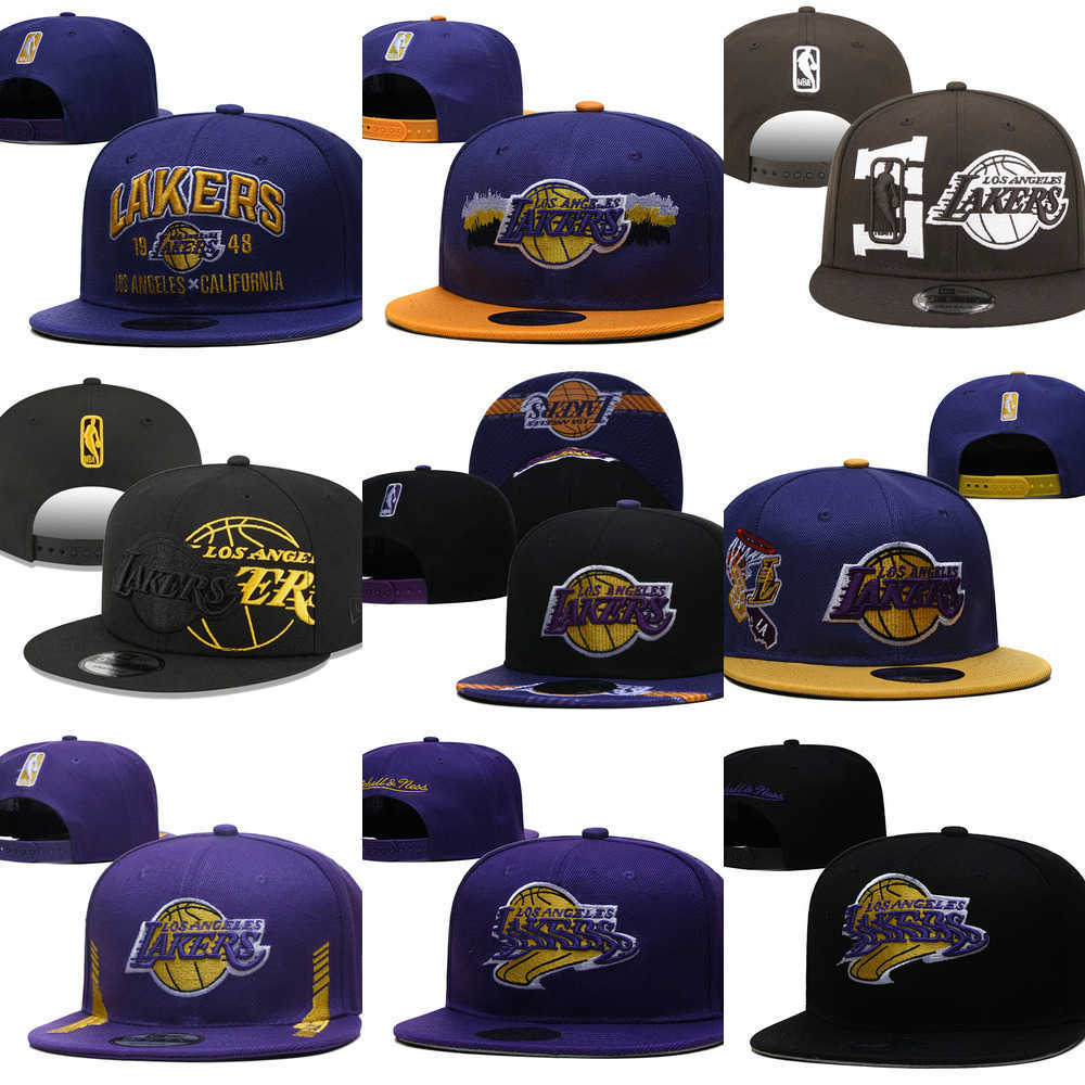 

2022-2023 New Snapbacks Los Angeles''Lakers''Basketball hats Sports Caps Adjustable Fit Hat, Color