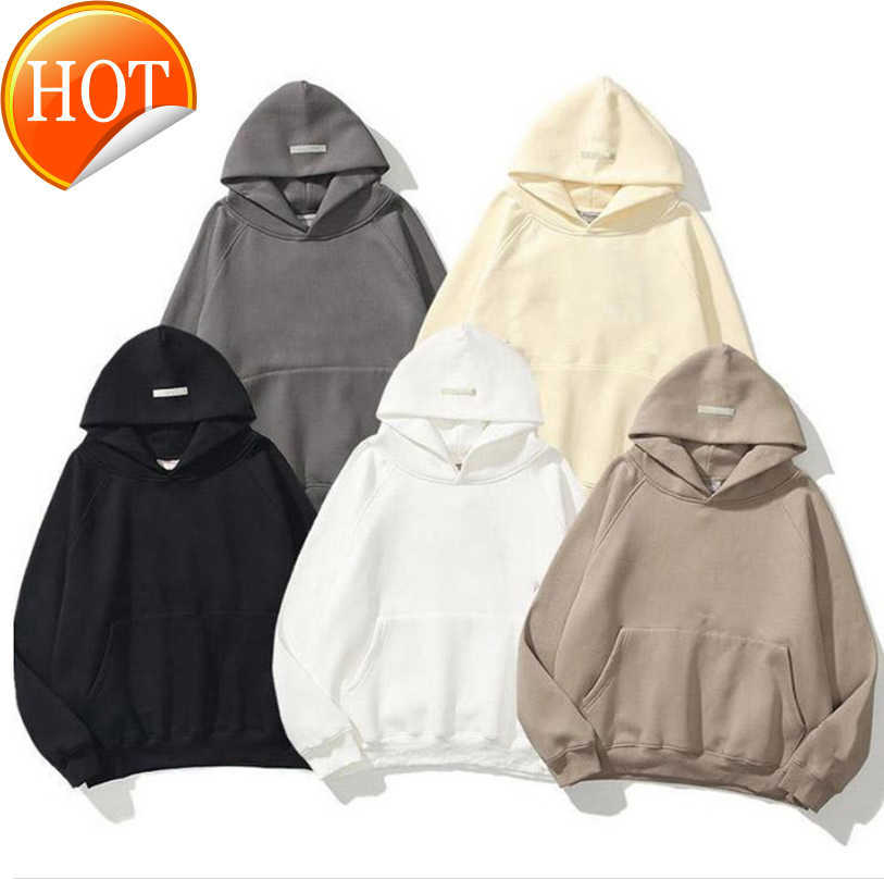 

.men's Hoodies Sweatshirts Ess 2023 Designer Hooded Men's Women's Fashion Streetwearr Sweatshirt Loose Hoodie Couple Top Clothing Ess Essentail Hoody, Beige hoodie