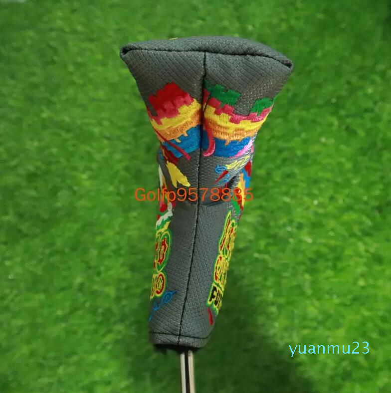 

Golf Club Blade Putter Headcover Cinco De Mayo Sun Flower Super Rat Master Exclusive Verclo Closed Blade 11 Cover 220310