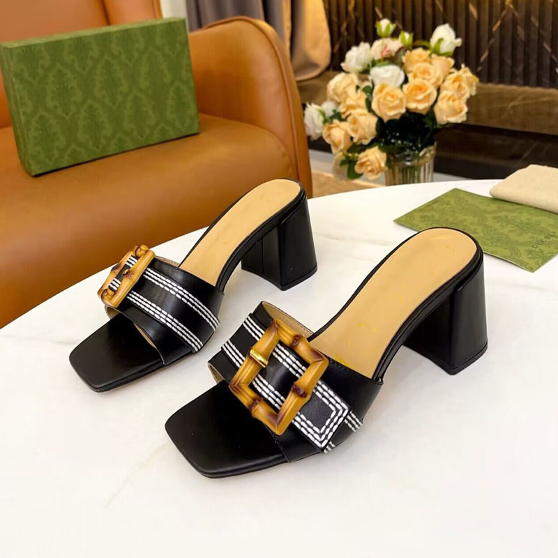 

Summer Women's Fashion Sandals Designer Indoor Wide Heel High Heels Comfortable Outdoor Open Toe Girls' Slippers