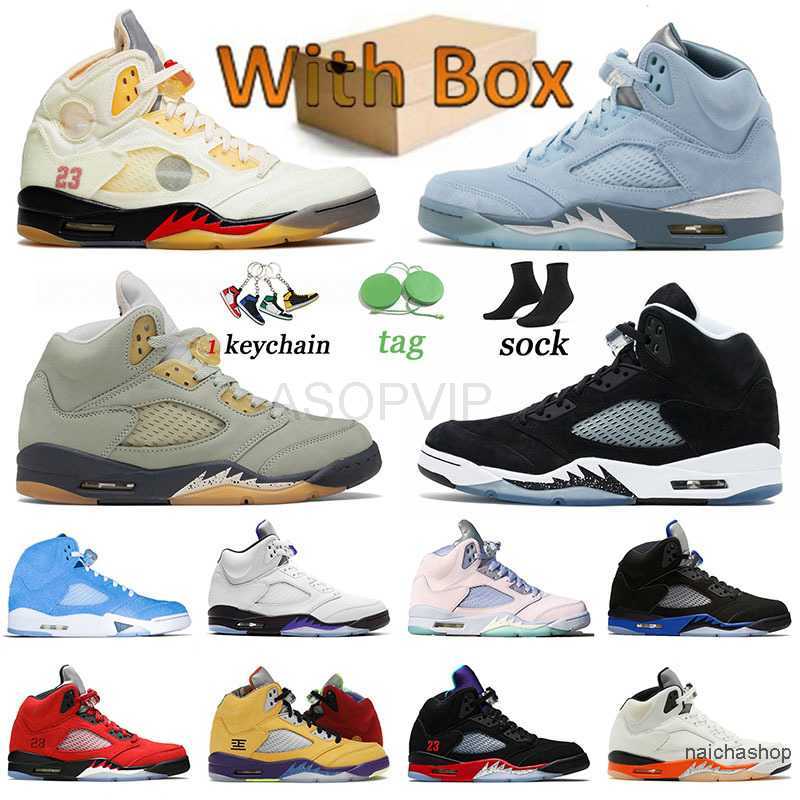 

2022 Jumpman 5 Men Trainers Basketball Shoes Jade Horizon 5s Designer Sneakers Easter Fire Red Racer Blue Camo Concord Blue Bird Green Bean, Unc 40-47
