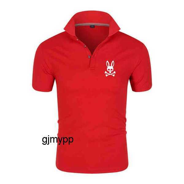 

2022 Summer Brand Men Casual Polo Shirts Short Sleeve t-shirt Fashion Slim Solid H1203 7J951, Navy blue