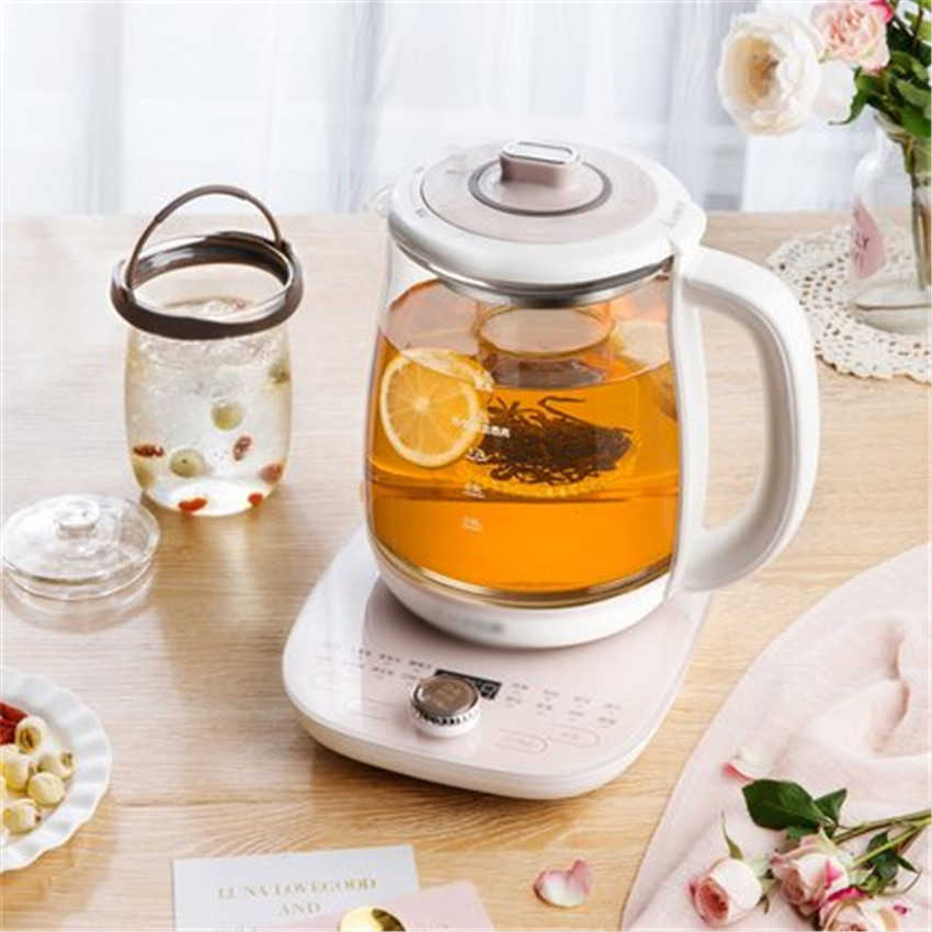Health Pots YSH-C18S2 Electric kettle with glass thickness polymerization automatic temperature control pot 1000W Power Food grade glass220V Z260-image-858317506