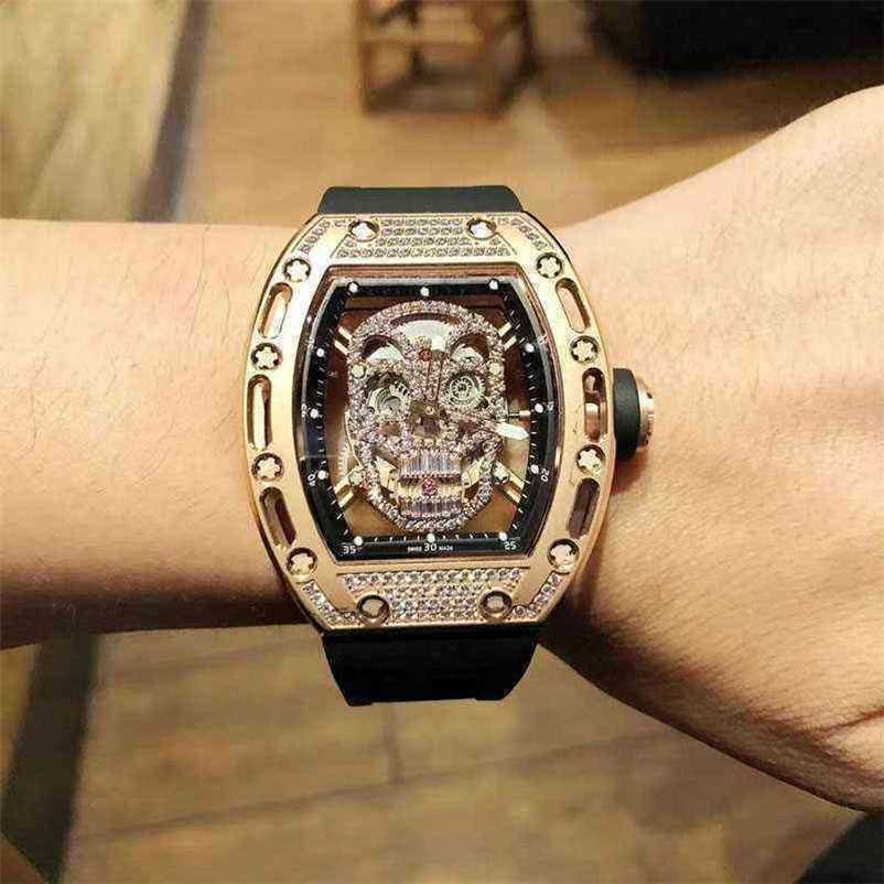 

Designer Luxury Richa Milles Watch watch Date Luxury Mens Mechanics Watches Wristwatch Business Leisure Rm052 Fully Meter Mechanical Hand Rose Gold Tape Trend
