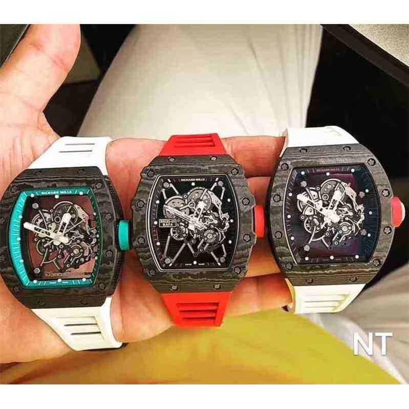 

fiber Swiss rm35-02 Zun richas tourbillon watch carbon rm052 mechanical men's skull RM12