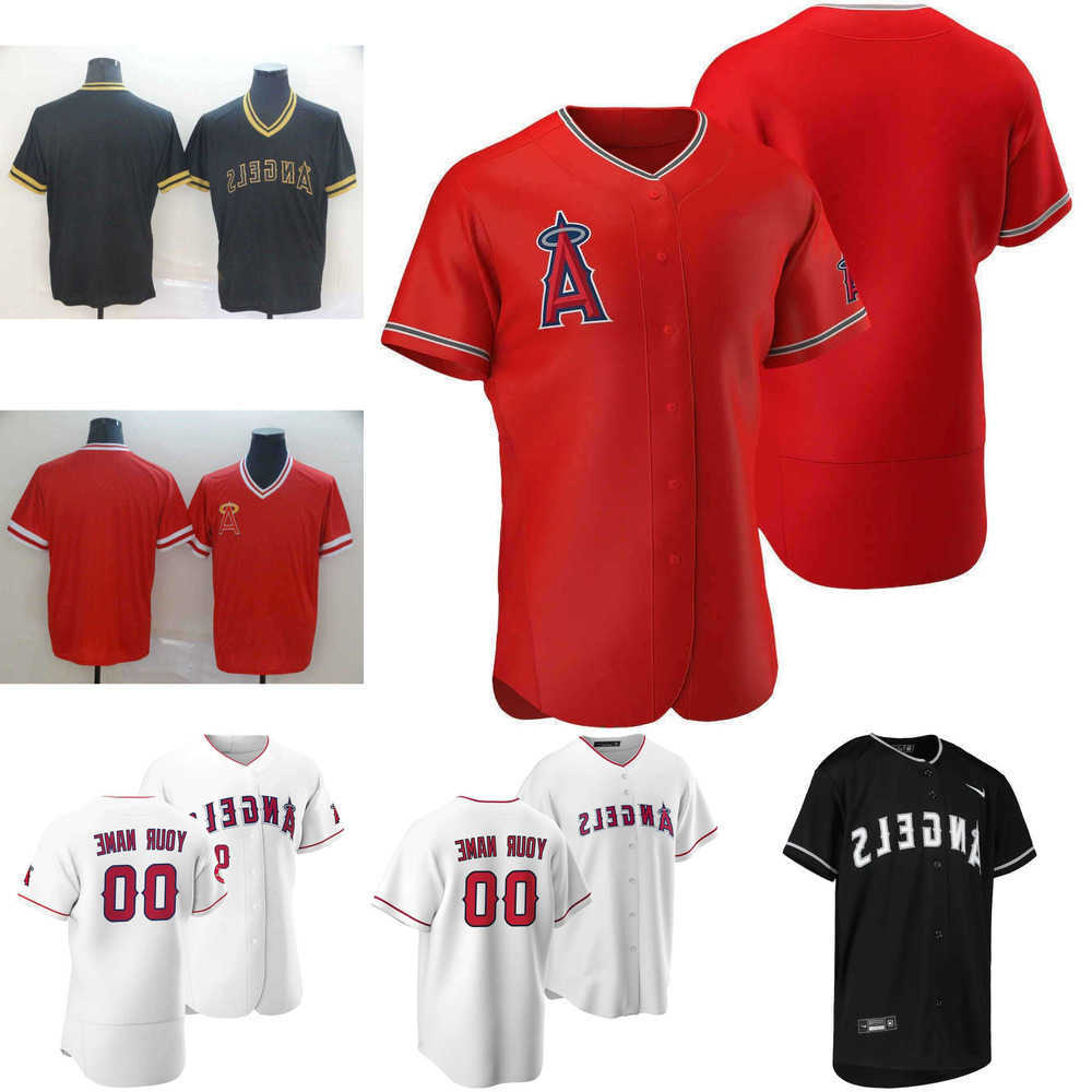 

2023 Baseball Jerseys Custom Jersey Los Angeles''Angels''Mens women Youth Shohei 17 Ohtani Mike 27 Trout Anthony 6 Rendon Jo 59 Adell Baseball Jerseys, Color