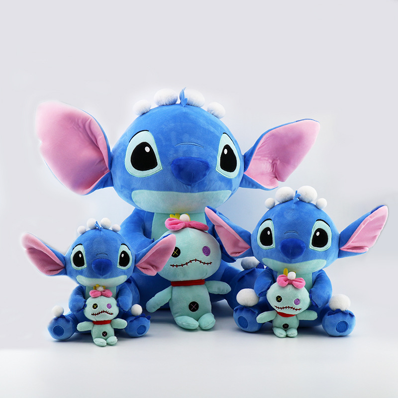 

Wholesale Lilo & Stitch Creative Plush toys Sofa Throw pillows children's games Playmate Holiday gifts, 23cm