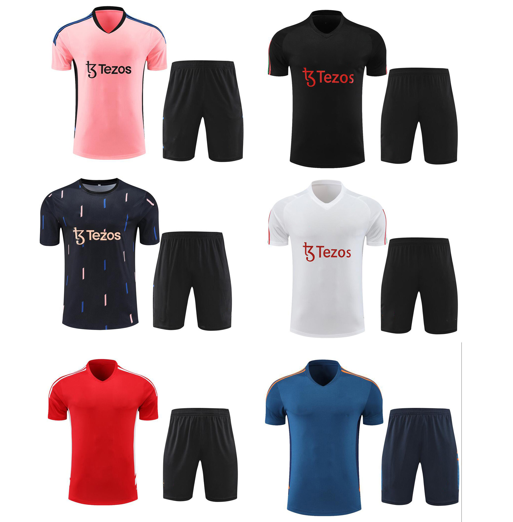 

SANCHO soccer jerseys MANS UTDS MARTIAL MANCHESTERS B.FERNANDES RASHFORD Martinez SHAW ERIKSEN 2023 football shirt men kids kit short sleeve training clothes