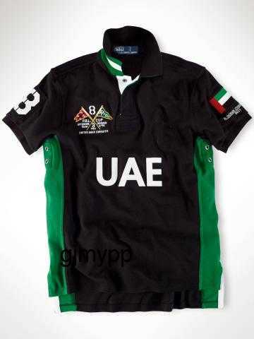 

discounted Big Horse Solid Short Sleeve Summer Men's Polo shirt national flag pony size S-XXL 7A5DT