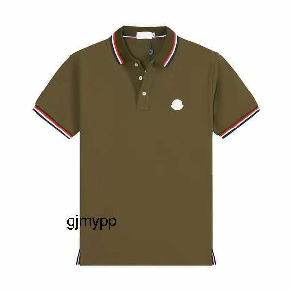 

2023 Designer Polo Shirts Men Luxury Polos Casual Mens T Shirt Snake Bee Letter Print Embroidery Fashion High Street Man Tee -3XL#09 1G4AR, Red