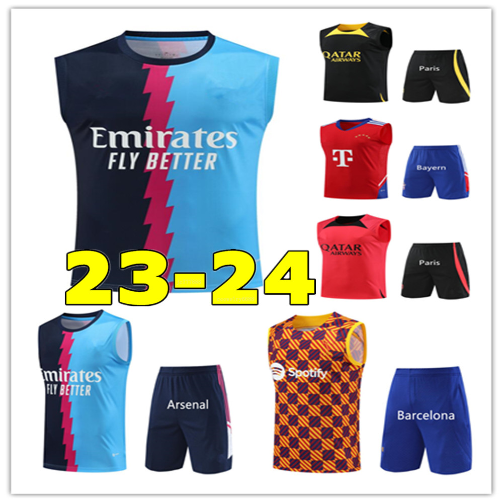 

23/24 Arsen PEPE SAKA short sleeveS jerseyS tracksuit 2023 2024 gunners training vest vest TROSSARD KIWIOR TIERNEY SMITH ROWE Transport Men kit