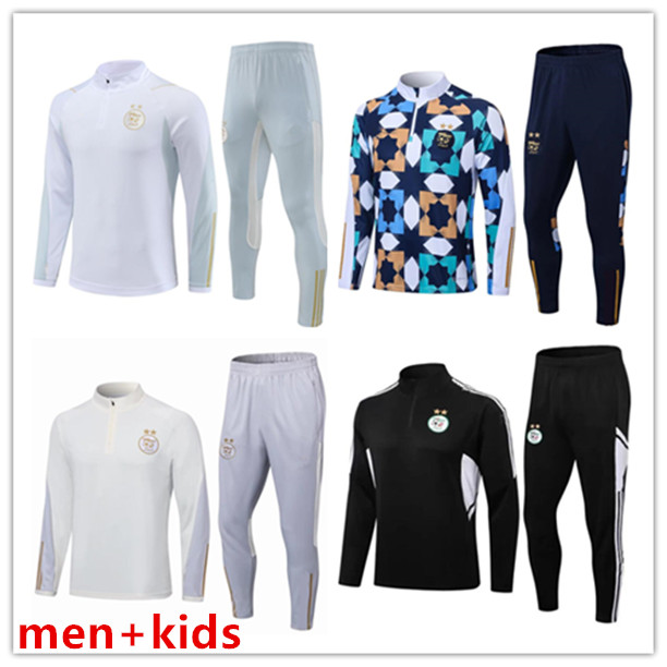 

2022 2023 Algeria tracksuit MAHREZ soccer Jerseys men kids 22 23 Algerie BOUNEDJAH Survetement maillot de foot FEGHOUL sportswear football training suit