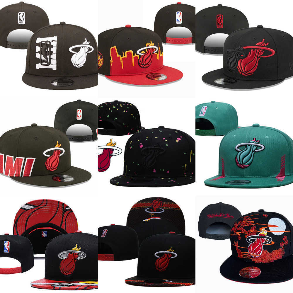 

Snapbacks Miami''Heat''Basketball hats Sports Caps Adjustable Fit Hat, Color
