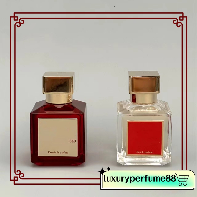 

THE LATEST STYLE hot selling lasting long perfume fragrance Maison Rouge 540 Extrait de Parfum Neutral Oriental Floral 70ML Baccarat free delivery