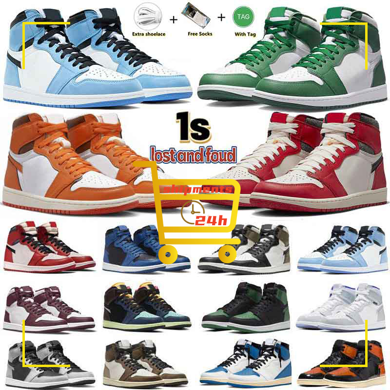 

Jumpman Univeristy Blue 1 Basketball Shoes Mens 1s High Dark Mocha Women Bred Patent Unc Hyper Royal Seafoam Pollen Bio Hack Turbo Green Banned Trainers Sneakers, Colour# 40