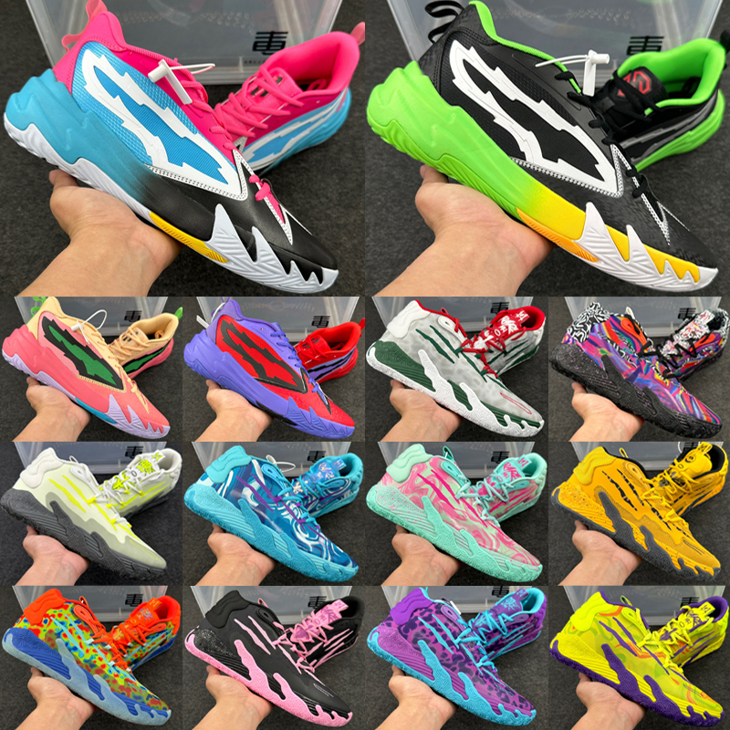 Top LaMelo Ball MB.03 Hommes Femmes Chaussures de basket-ball MB.02 MB.04 Baskets de créateurs Phenom Toxic Morty Adventures Whispers GutterMelo