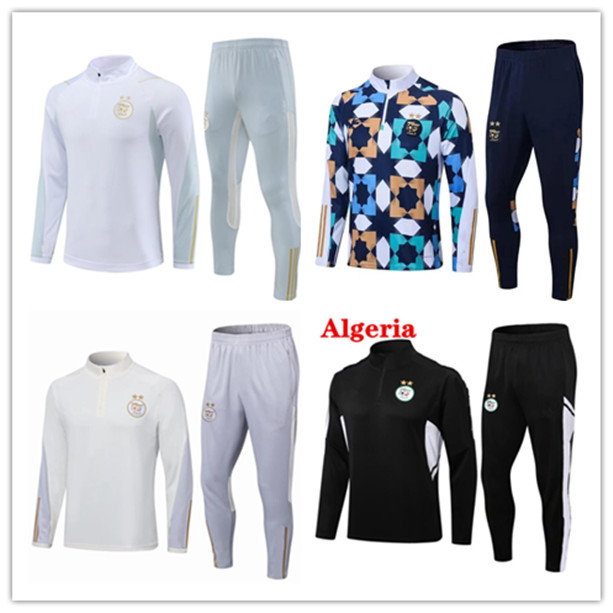 

2022 2023 Algeria tracksuit MAHREZ soccer Jerseys men kids 22 23 Algerie BOUNEDJAH Survetement maillot de foot FEGHOUL sportswear football training