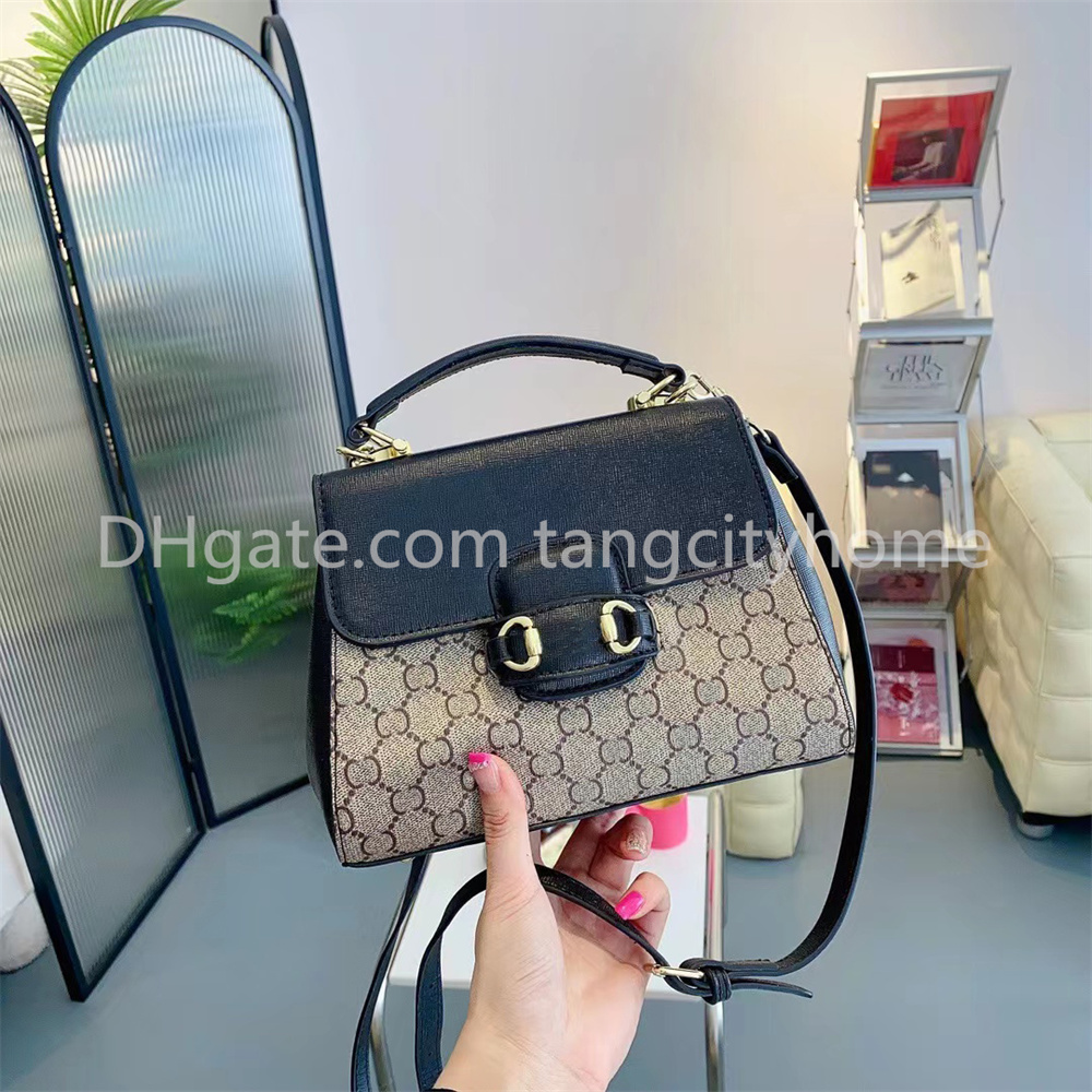 

Designer Horsebit Handle Bag Luxury Classic Shoulder Bags Brand Handbag Messenger Bag Clutch Evening Bags, White