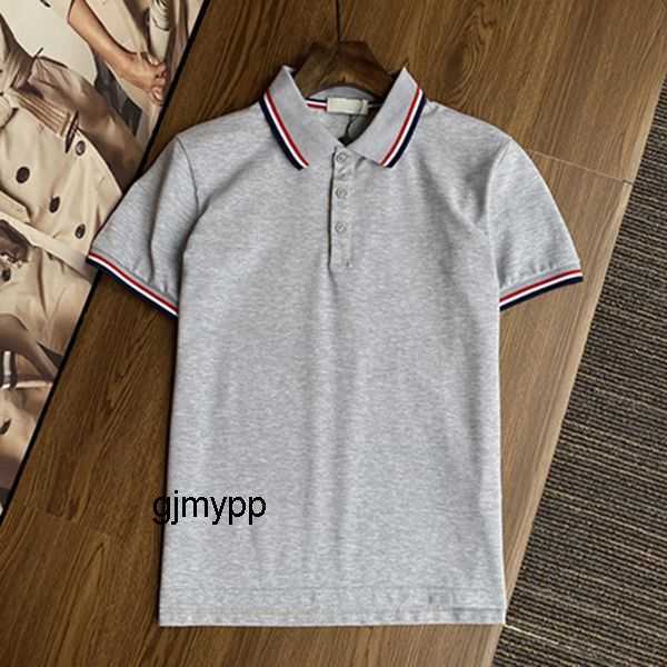 

luxury brand mens designer polo T shirt summer fashion breathable short-sleeved lapel casual top polos Garter Printing Top Quality Cottom Clothing Tees Polos 4NNT2, White1
