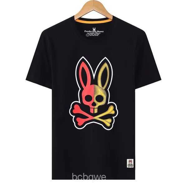 

T Mens Women Shirt Designers Fashion Men S Casual Psycho Bunny T Shirts Man Clothing Street Designer Shorts Sleeve Clothes Tshirts M-3XL EJUQ, Brown