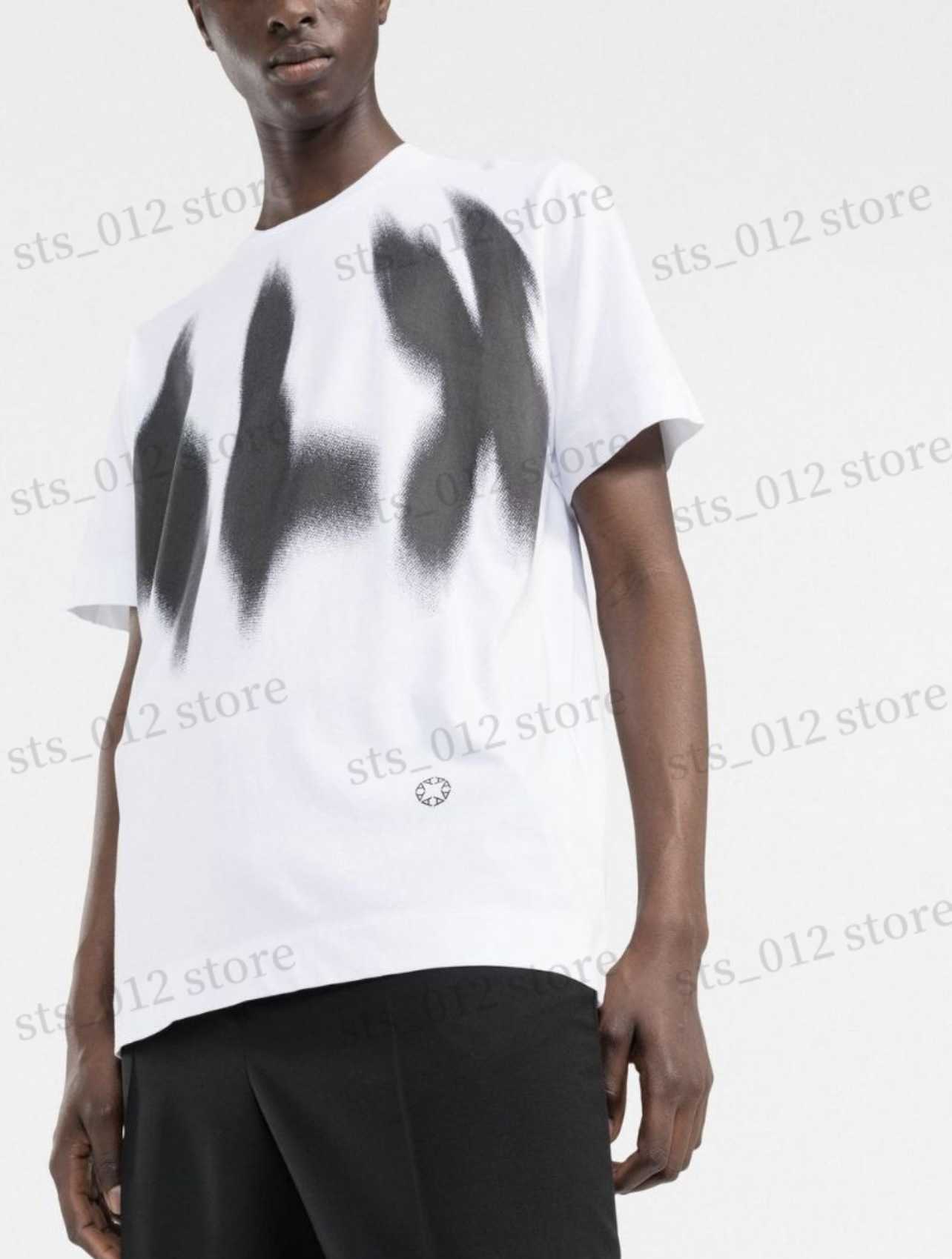 

Men' T-Shirts ALX Letter Printed Fashion Short Sleeve Men And Women T230412, Black