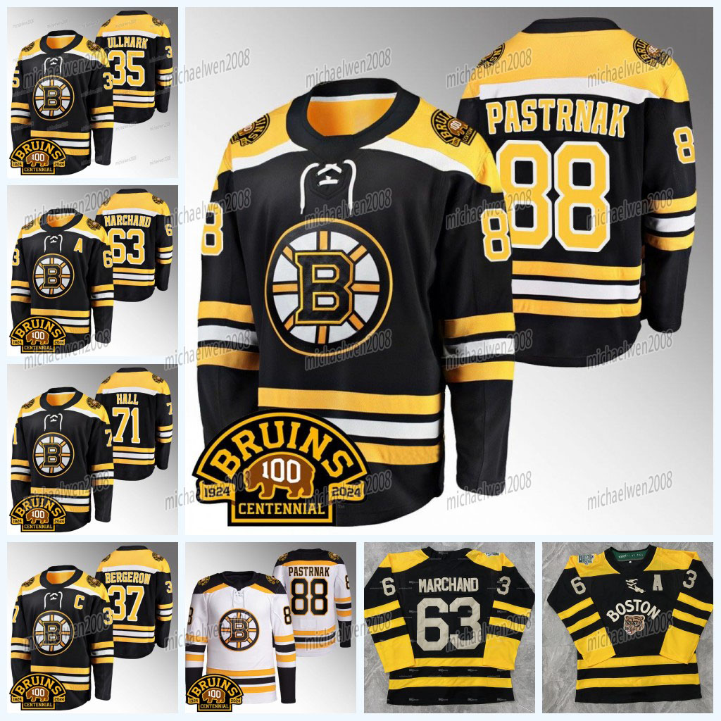 

88 David Pastrnak Bruins Jersey Boston Patrice Bergeron Tyler Bertuzzi Charlie McAvoy Charlie Coyle Jake DeBrusk Taylor Hall Brad Marchand Linus Ullmark, Red