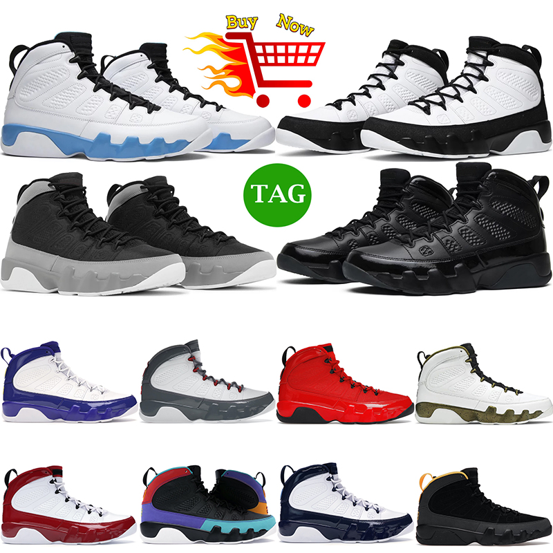 

basketball shoes 9 men trainers UNC 9s Fire Chile Red Particle Grey Bred Patent j9 countdown pack mens sport sneakers tennis