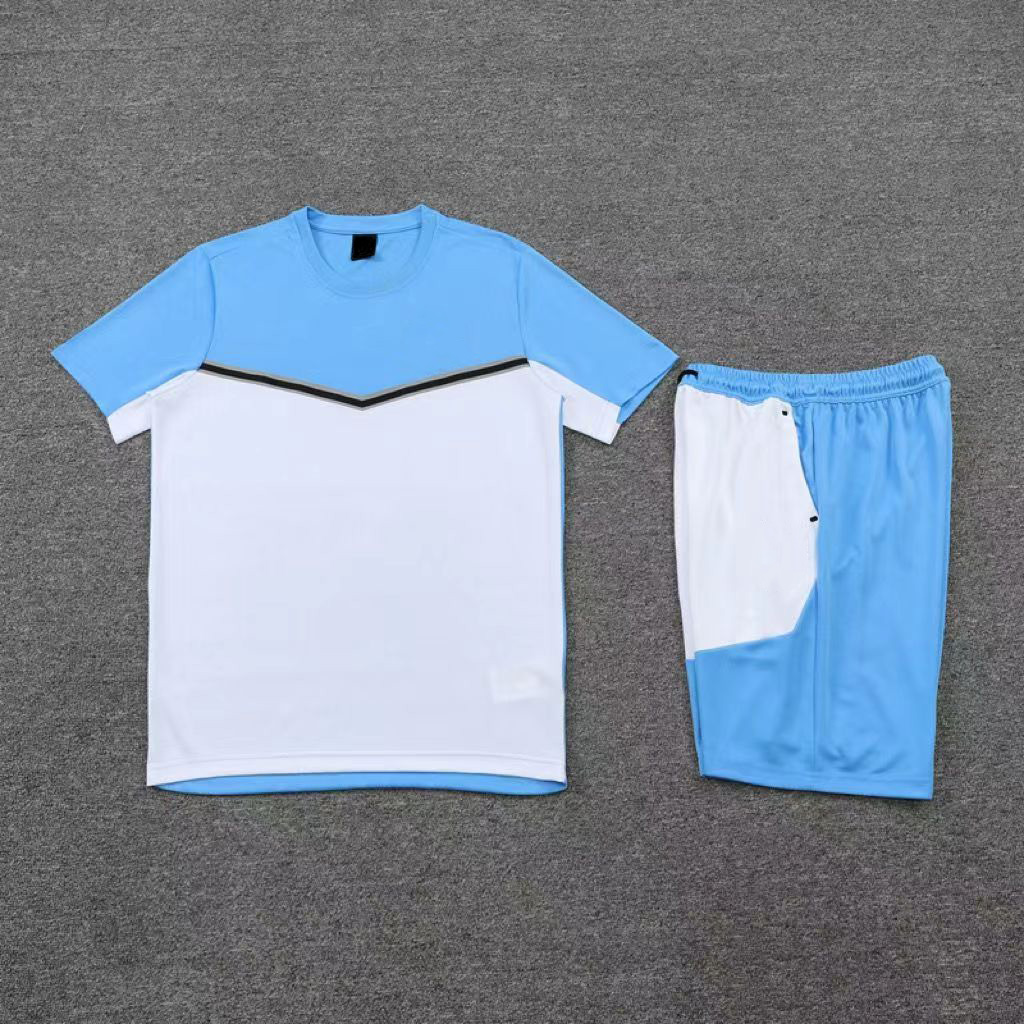 

Men's Tracksuits High Quality 2023 New High Quality Men's T-shirt Set Red Blue White Short Sleeve Men's and Women's Summer Shorts Set Tech fleece