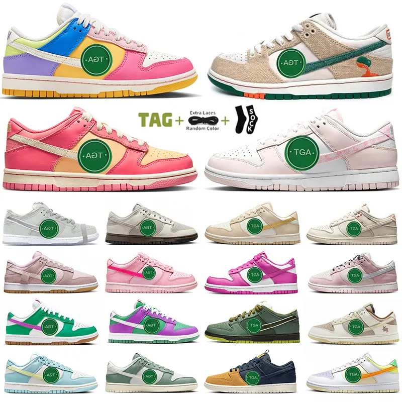 

Panda Low Running Shoes Medium Olive Men Women GAI White Black Lilac UNC Triple Pink Womens Rose Whisper Candy Ge Pearl Trainer, Item#55
