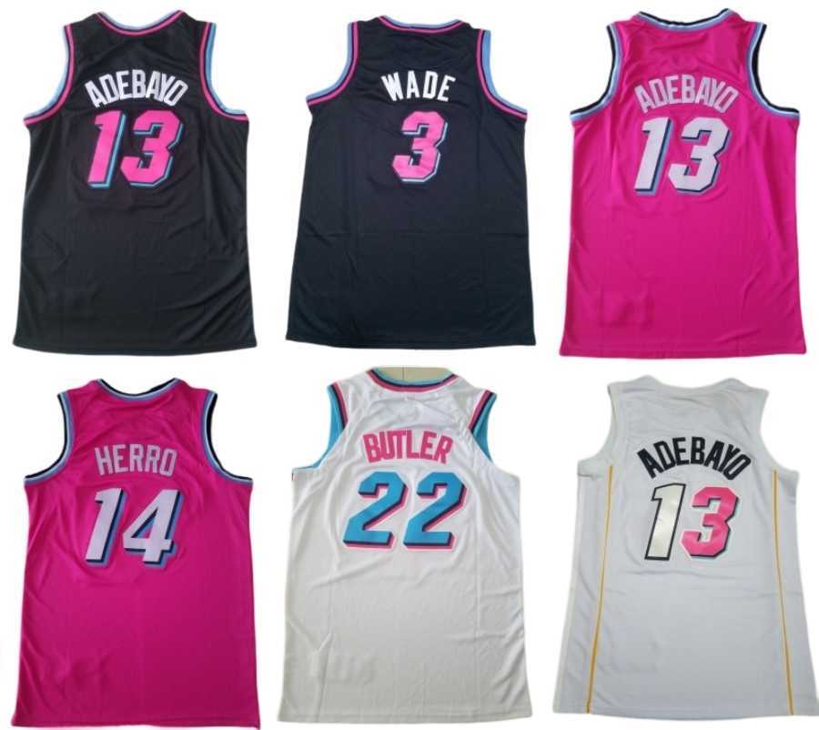 

Basketball Jersey 7 13 55 Jimmy Butler Dwayne Dwyane Wade Tyler Herro 2023 New 22 3 14 Kyle Lowry Bam Ado Duncan Robinson Black Purple