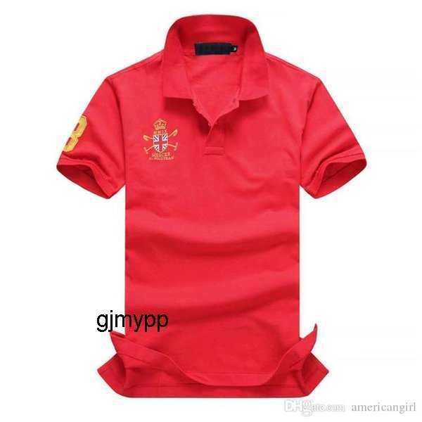 

Men's Polos embroidery designer short sleeve business casual t shirts 4I8UN
