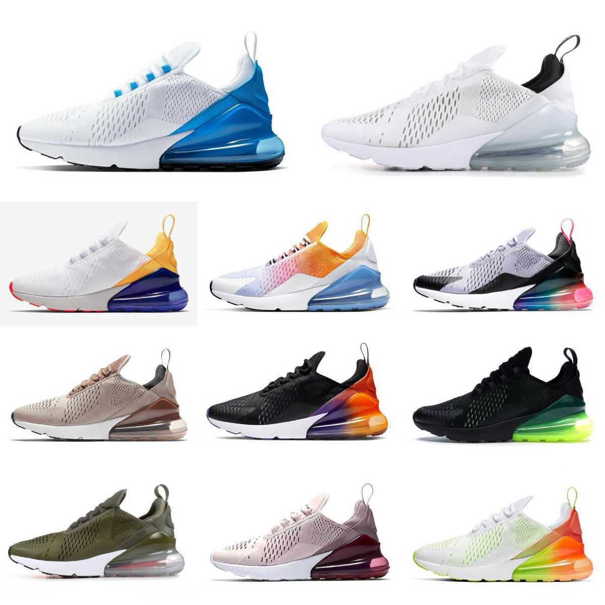 

Air Max 270 Running Shoes Triple White Triple Black Chrome Anthracite UNC Photo Blue Cactus Washed Coral Grape Regency Purple Medium Olive 270C Outdoor Sneakers, Shua
