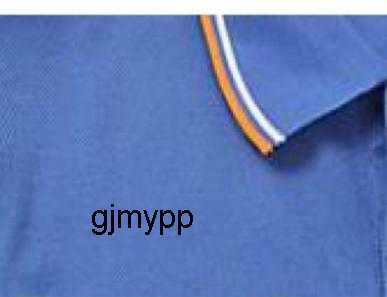 

new brand Summer Men Polo Embroidery Shirt Short Sleeves Tops Turn-down Collar Clothing Male Fashion Casual S-3XL 14DVZE, Blue water