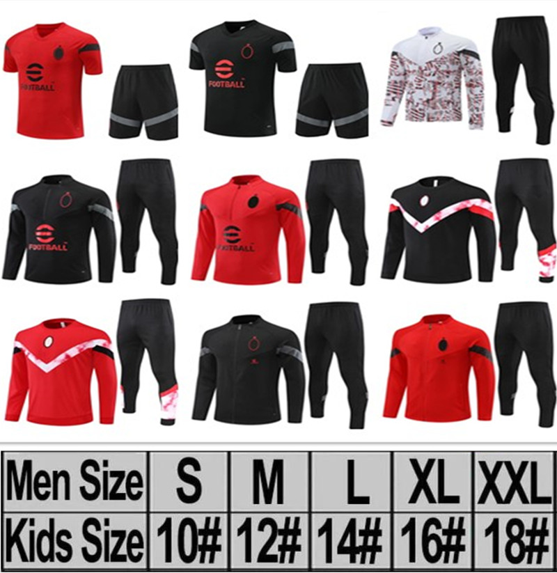 

2022 2023 IBRAHIMOVIC tracksuit AC MILANS soccer jerseys 22 23 KOCHE GIROUD R. LEAO THEO football jacket training suit tracksuits men kids kit jogging set uniforms