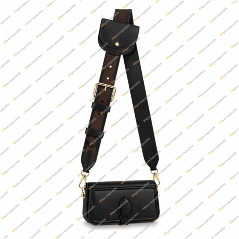 

Ladies Fashion Casual Designe Luxury OFFICIER Bag Crossbody Shoulder Bags Handbag High Quality TOP 5A M69841 Purse, Black 1 / with dust bag